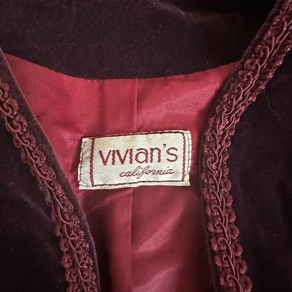 Women’s Vintage Velvet Jacket - Picture 4 of 4